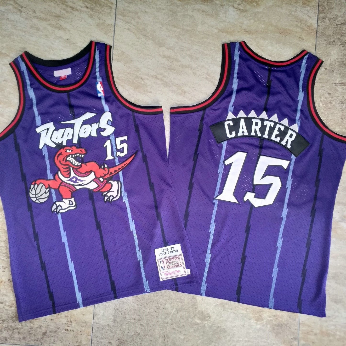 Classics - Authentic Jersey NBA Raptors Vince Carter 1998-99