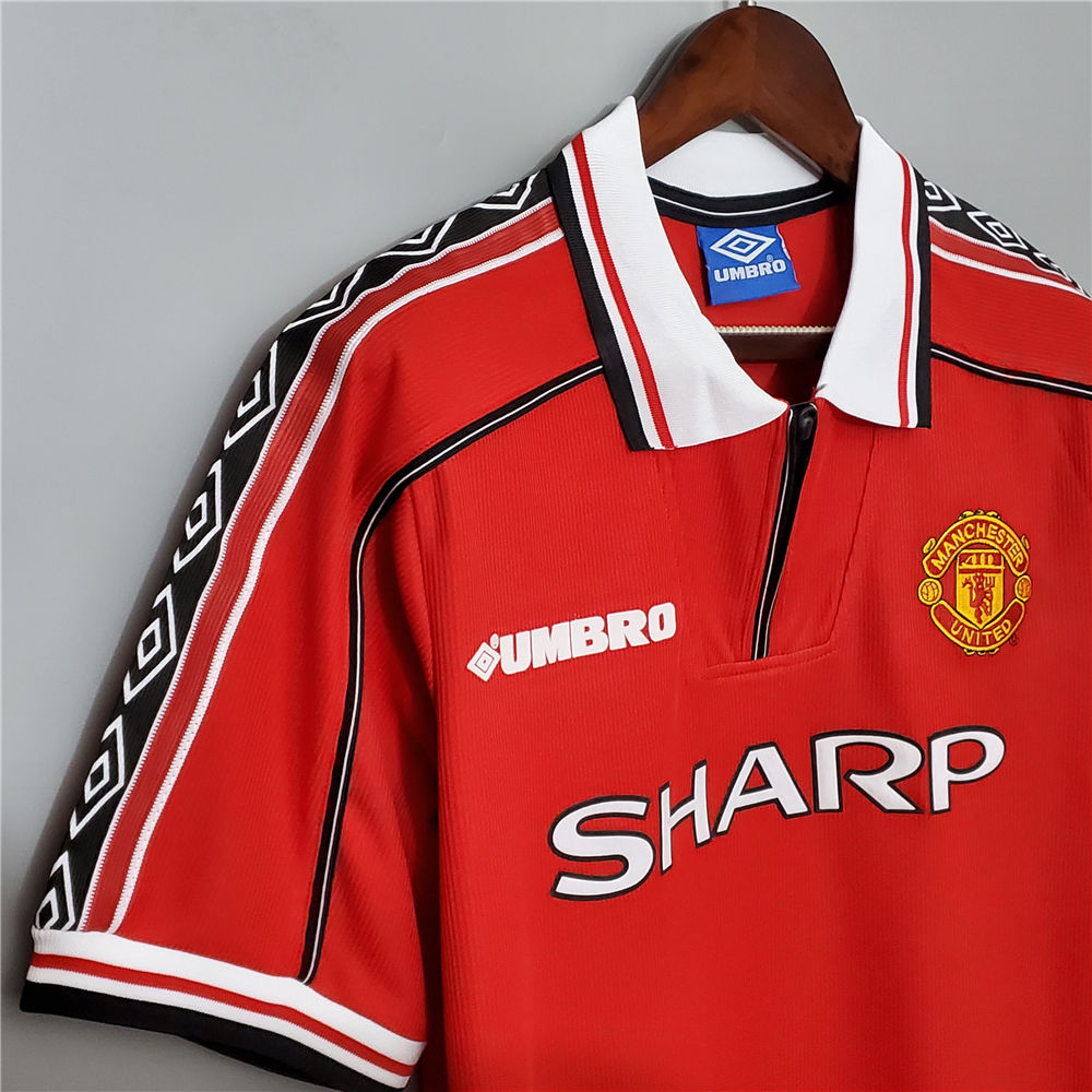 MANCHESTER UNITED HOME SHIRT 98/00 1999 Treble Winners
