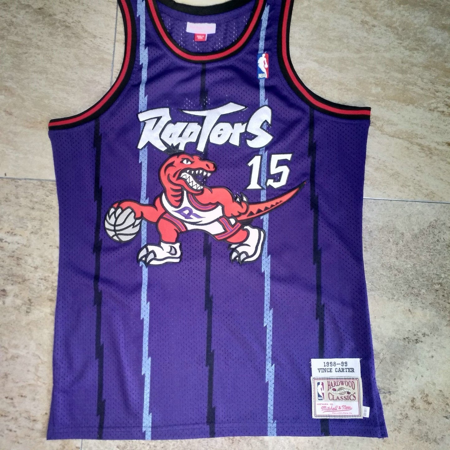Classics - Authentic Jersey NBA Raptors Vince Carter 1998-99