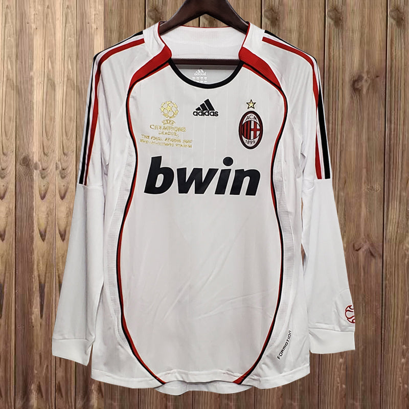 AC MILAN 2006 2007 UCL FINAL LONG SLEEVESFOOTBALL SHIRT