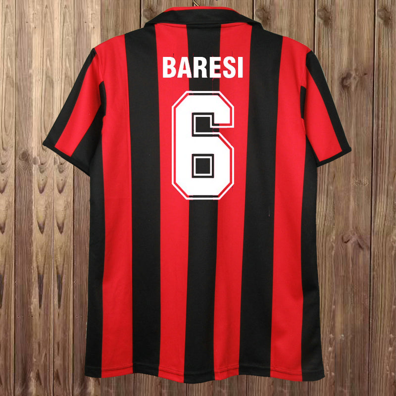 AC MILAN 1988/89 HOME FOOTBALL SHIRT