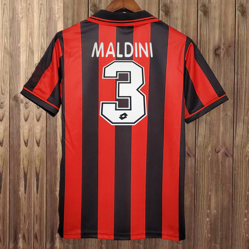 AC MILAN 1996/97 HOME FOOTBALL SHIRT