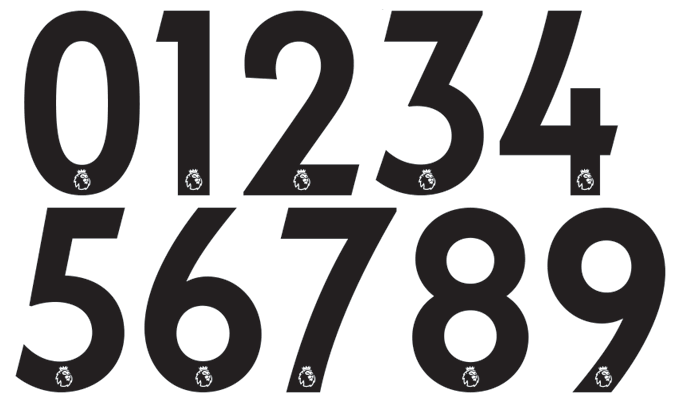 EPL name and number sets