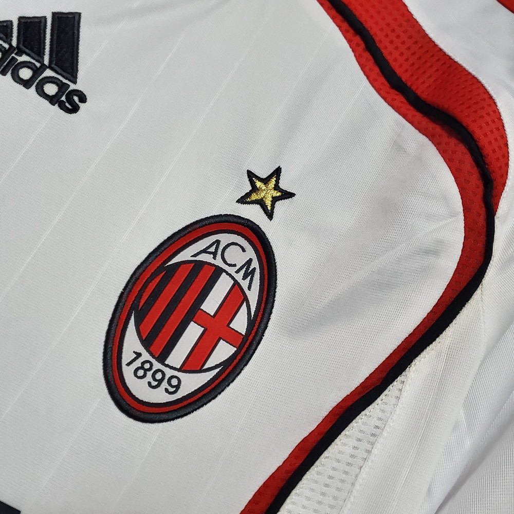 AC MILAN 2006 2007 UCL FINAL AWAY FOOTBALL SHIRT