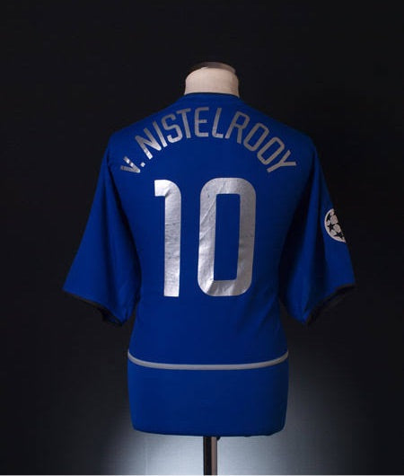 In Stock - 2002/04 Manchester United Cup Third Authentic Shirt - Medium - V. Nistelrooy 10