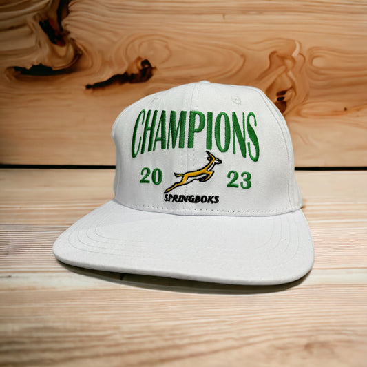 SPRINGBOKS SOUTH AFRICA CHAMPIONS 2023 CAP UNISEX – White