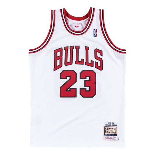 Classics - Home Authentic Jersey Chicago Bulls 1997-98 Michael Jordan NBA Jersey