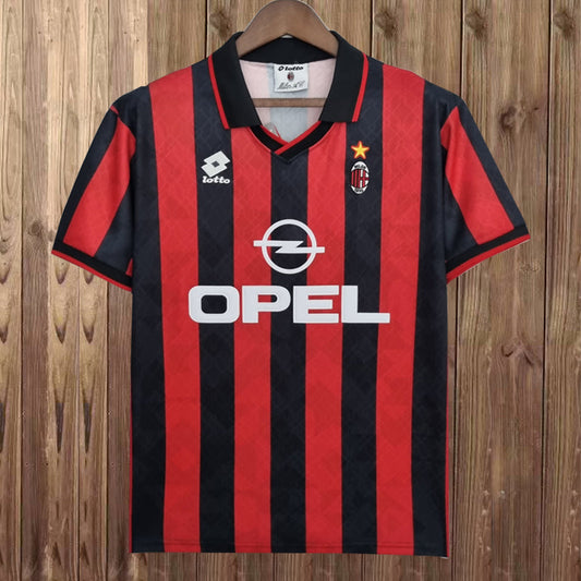 AC MILAN 1995 1996 HOME FOOTBALL SHIRT