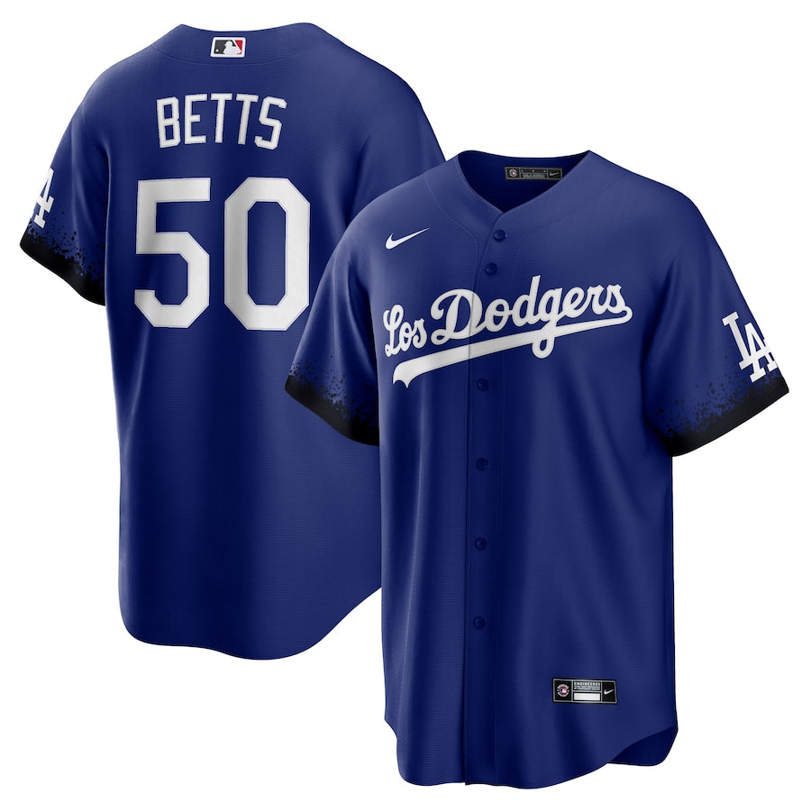 MLB Men's Los Angeles Dodgers Mookie Betts Nike Royal Jersey
