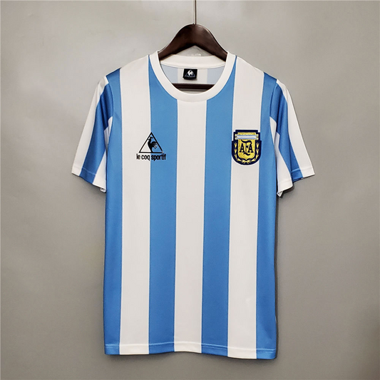 ARGENTINA 1986 HOME FOOTBALL SHIRT