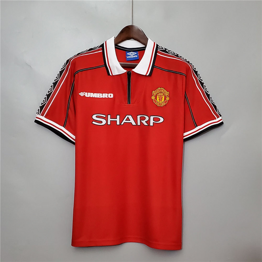 MANCHESTER UNITED HOME SHIRT 98/00 1999 Treble Winners