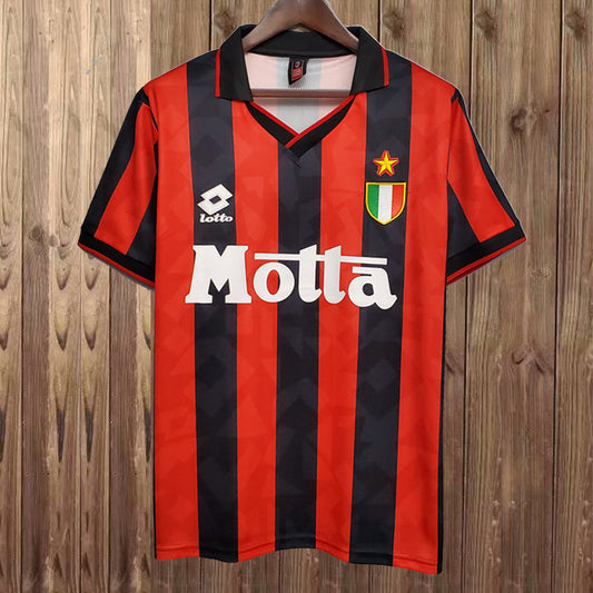 AC MILAN 1992/93 HOME FOOTBALL SHIRT